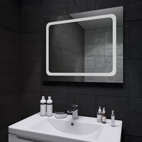 Lavedo Lava Hella 80x65 koupelnové zrcadlo s LED podsvícením
