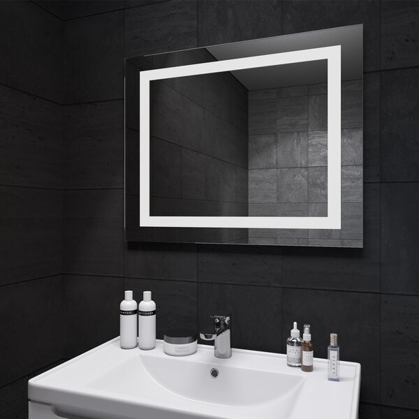Lavedo Lava Kvadra 80x65 koupelnové zrcadlo s LED podsvícením
