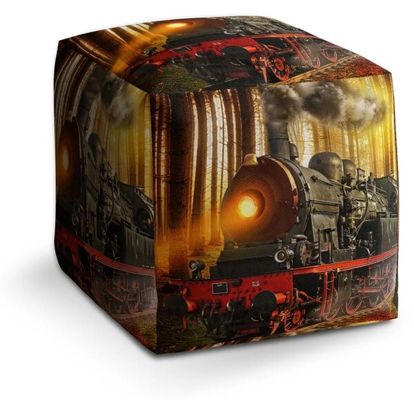 Sablio Taburet Cube Lokomotiva 2 - 40x40x40 cm