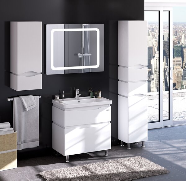 Lavedo Lava Hella 80x65 koupelnové zrcadlo s LED podsvícením