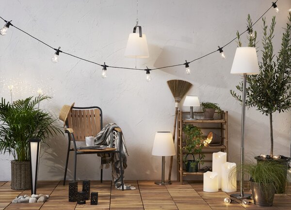 Venkovní osvětlení LED Pillar Candle Flamme 40 cm