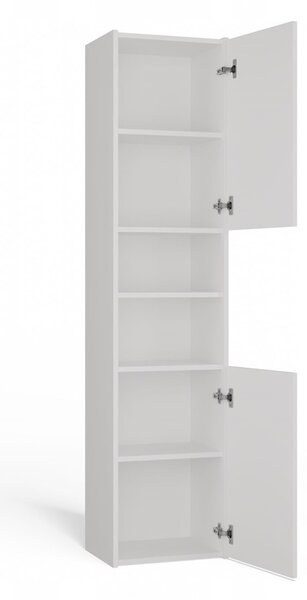 Koupelnová skříňka TopEshop bílá 2 dveře 6 polic