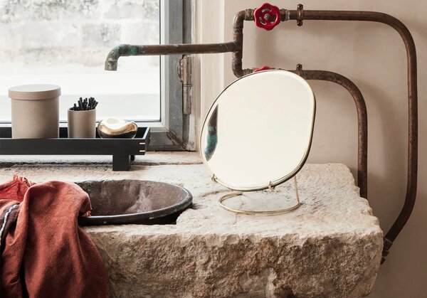 Ferm Living designová zrcadla Pond Table Mirror