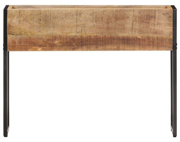 Truhlík 90 x 20 x 68 cm hrubé mangovníkové dřevo