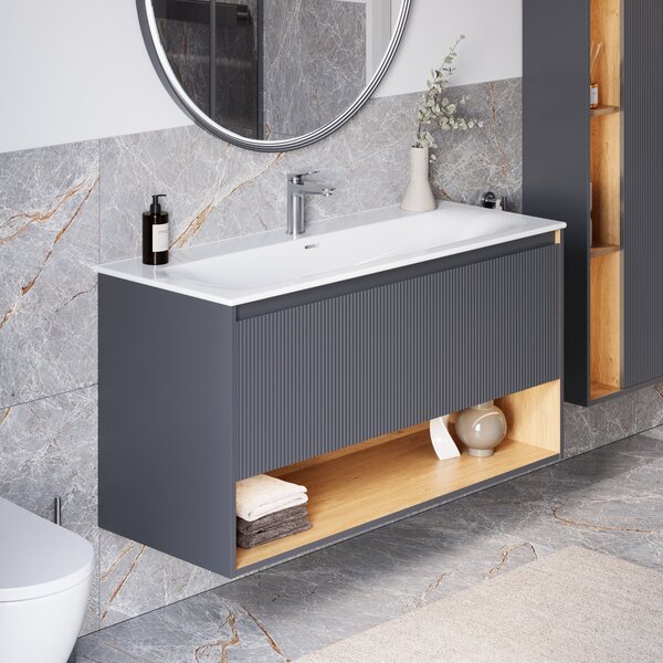 Umyvadlo Duravit s toaletní skříňkou BELDIVO 120 cm