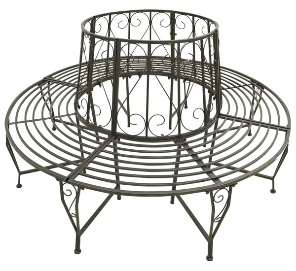 Zahradní lavice kolem stromu 160 cm ocel