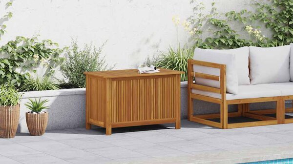 Zahradní úložný box 90 x 50 x 58 cm masivní akáciové dřevo
