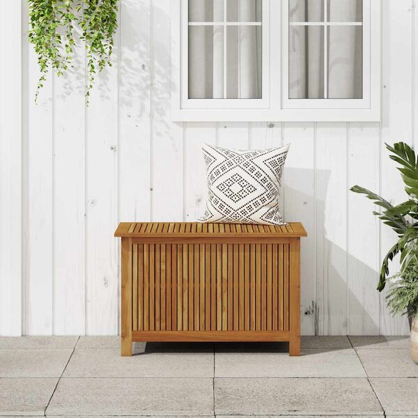 Zahradní úložný box 90 x 50 x 58 cm masivní akáciové dřevo