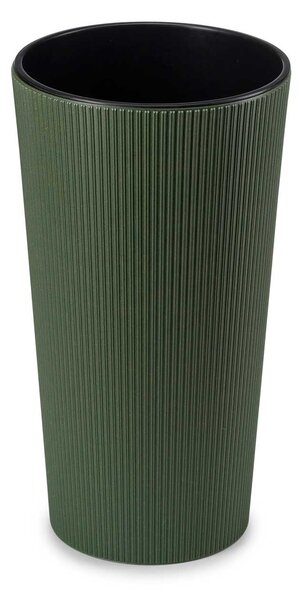 PLASTOVÝ KVĚTINÁČ URBANIKA ECO SADA 2KS 57X30 CM+46,6X25,5 CM ZELENÁ