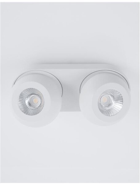Nova Luce Bodové svítidlo GON, LED 2x5W 3000K Barva: Černá