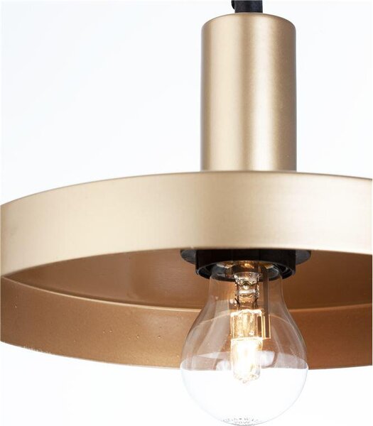 Nova Luce Závěsné svítidlo GARNI, E27 1x12W Barva: Černá