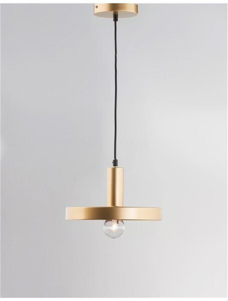 Nova Luce Závěsné svítidlo GARNI, E27 1x12W Barva: Černá