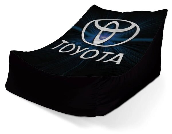 Sablio Sedací vak Lounge Toyota Blue Glow - 80 x 95 x 50 cm