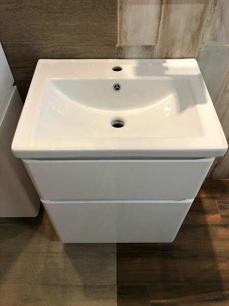 Lavedo Lion Komo II 60 White koupelnová skříňka s umyvadlem
