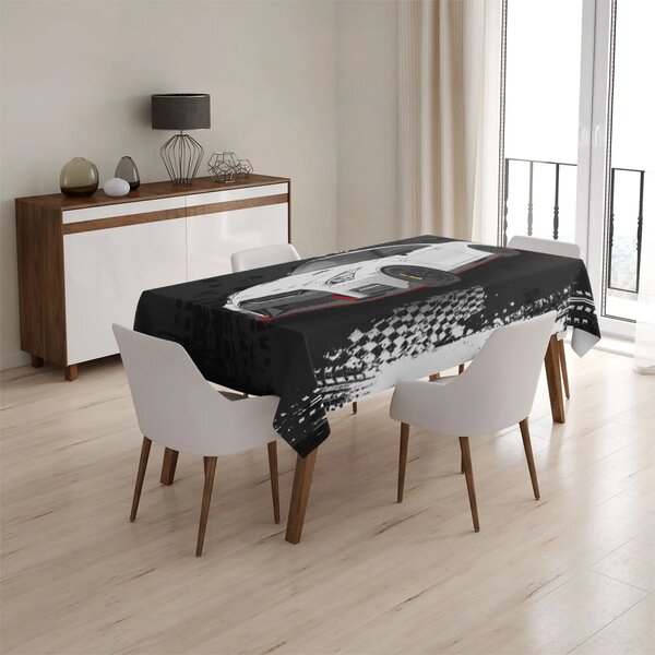 Sablio Ubrus Nissan GTR 35 Černý - 90x90 cm
