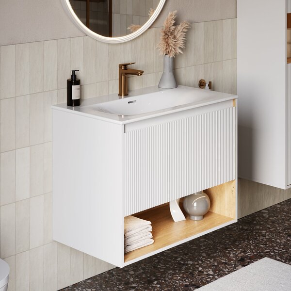 Umyvadlo Duravit s toaletní skříňkou BELDIVO 80 cm
