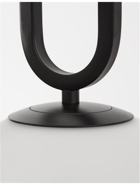 Nova Luce Závěsné svítidlo GRUS, ø 20cm, E27 1x12W Barva: Černá