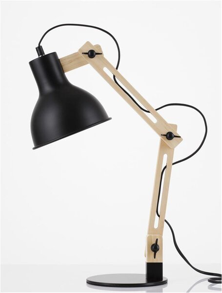 Nova Luce Stolní lampa GROU, E27 1x12W vypínač na těle Barva: Černá