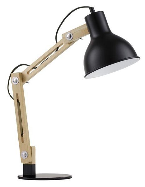 Nova Luce Stolní lampa GROU, E27 1x12W vypínač na těle Barva: Černá
