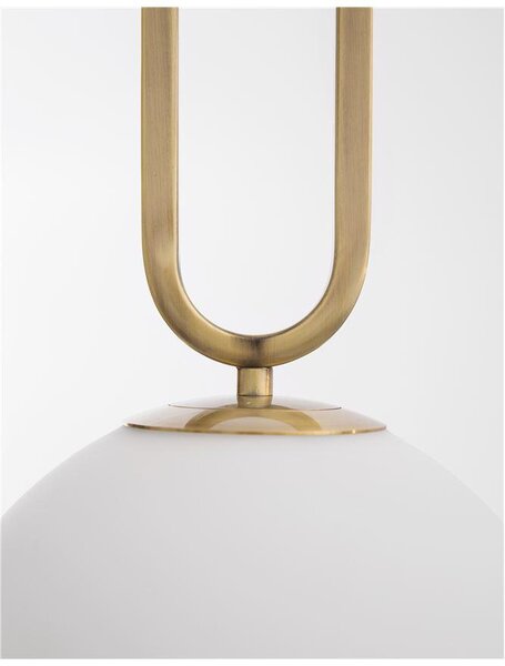 Nova Luce Závěsné svítidlo GRUS, ø 20cm, E27 1x12W Barva: Černá