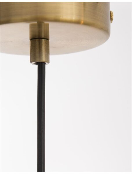 Nova Luce Závěsné svítidlo GRUS, ø 20cm, E27 1x12W Barva: Černá