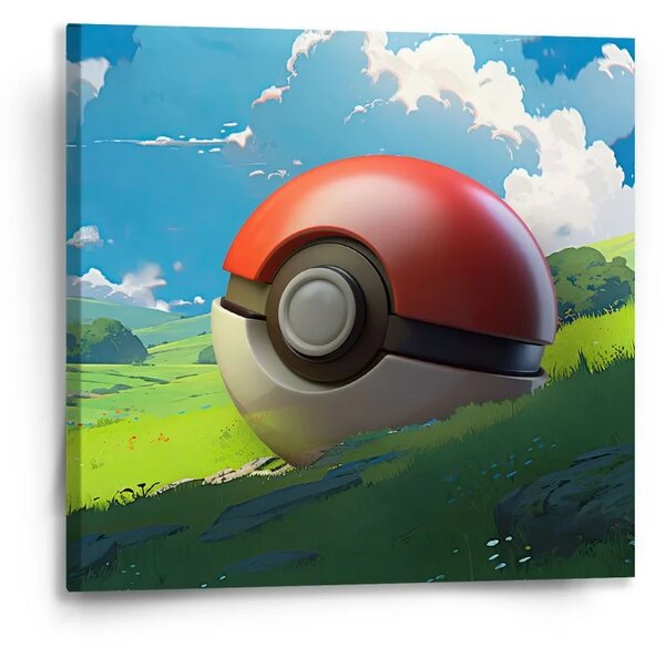 Sablio Obraz Pokemon ball Krajina - 50x50 cm