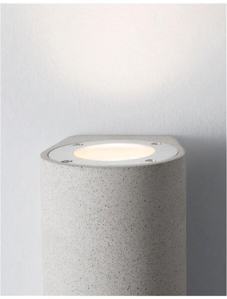 Nova Luce Venkovní nástěnné svítidlo LIDO, GU10 2x7W IP65 Barva: Šedá