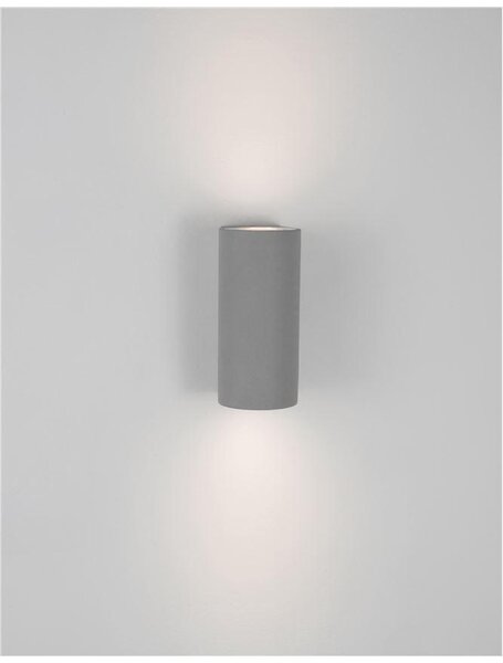 Nova Luce Venkovní nástěnné svítidlo LIDO, GU10 2x7W IP65 Barva: Šedá