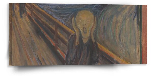 Sablio Obraz Výkřik - Edvard Munch - 110x50 cm