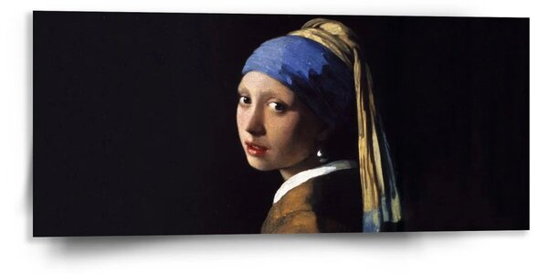 Sablio Obraz Dívka s perlou - Johannes Vermeer - 110x50 cm