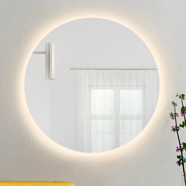 Baltica Design Bright zrcadlo 60x60 cm kulatý s osvětlením 5904107912578