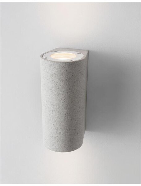 Nova Luce Venkovní nástěnné svítidlo LIDO, GU10 2x7W IP65 Barva: Šedá