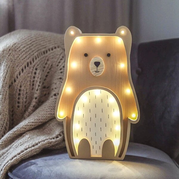 Dětská LED lampička Teddy Bear Brown