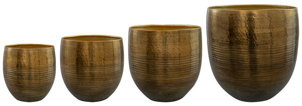 Ter Steege Sada 4 obalů Fabio brass antique D42 H42