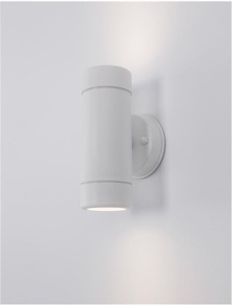 Nova Luce Venkovní nástěnné svítidlo LIMBIO, GU10 2x7W IP44 Barva: Černá