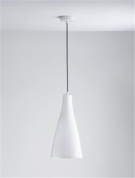 Nova Luce Závěsné svítidlo LIVTA, 23cm, E27 1x12W Barva: Chrom