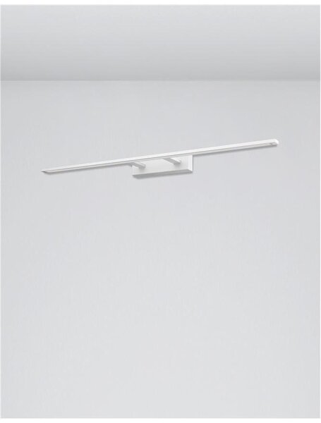 Nova Luce Nástěnné svítidlo nad obrazy a zrcadla LIVI, LED 30W 3000K IP44, 96cm Barva: Bílá