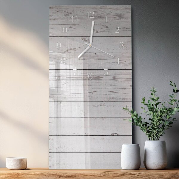 Skleněné hodiny vertikální Zeď zsppb-30x60-00079793