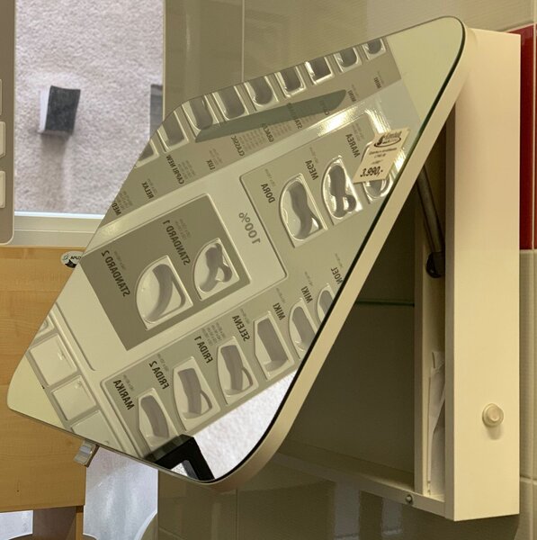 Lavedo Lynx 80 zrcadlová skříňka do koupelny s LED podsvícením