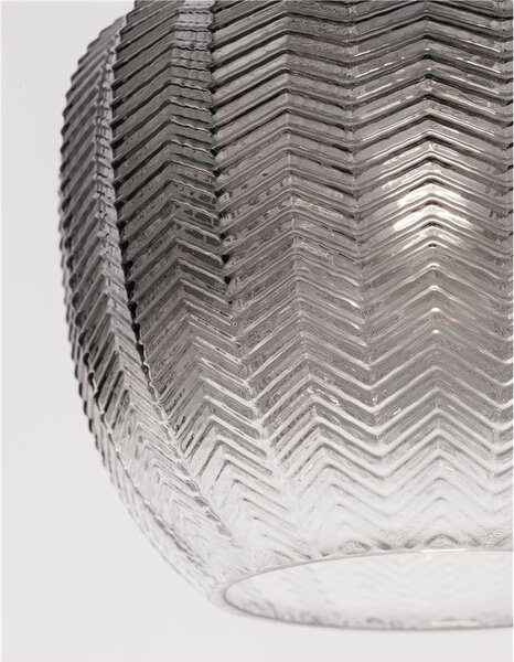 Nova Luce Závěsné svítidlo LONI, 24cm, E27 1x12W Barva: Modré sklo