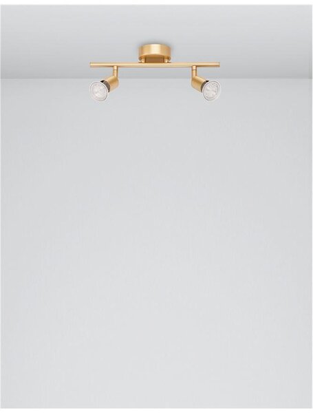 Nova Luce Bodové svítidlo LUP, GU10 2x5W Barva: Černá