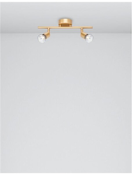 Nova Luce Bodové svítidlo LUP, GU10 2x5W Barva: Černá