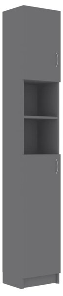 Koupelnová skříňka Wendover - 32 x 25,5 x 190 cm | šedá