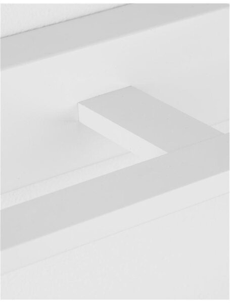 Nova Luce Nástěnné svítidlo nad zrcadlo MONDRIAN, 41,5cm, LED 12W 3000K IP44 Barva: Černá