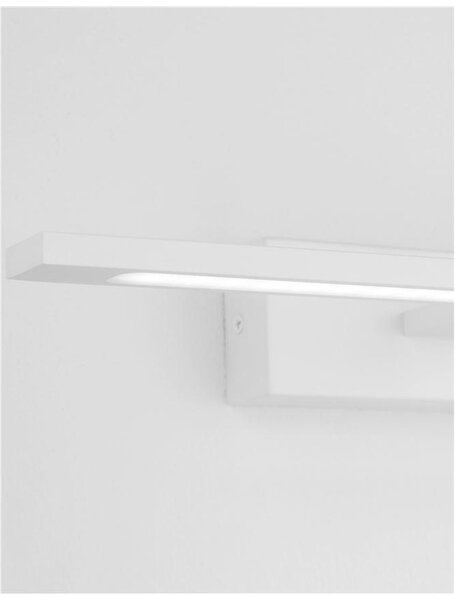 Nova Luce Nástěnné svítidlo nad zrcadlo MONDRIAN, 41,5cm, LED 12W 3000K IP44 Barva: Černá