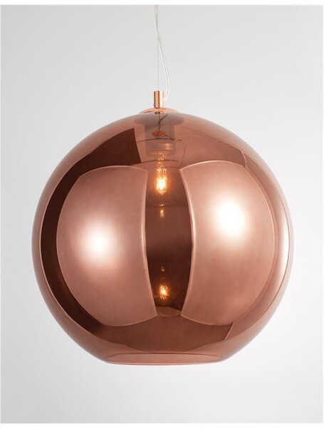Nova Luce Závěsné svítidlo NAZIO, 35cm, E27 1x12W Barva: Zlatá