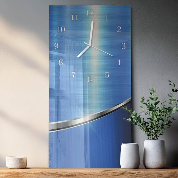 Skleněné hodiny vertikální Vzor zsppb-30x60-00082949