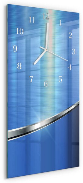 Skleněné hodiny vertikální Vzor zsppb-30x60-00082949