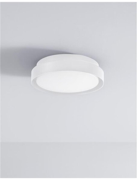 Nova Luce Venkovní stropní svítidlo OLIVER, LED 20W 3000K 92st. IP65 Barva: Černá