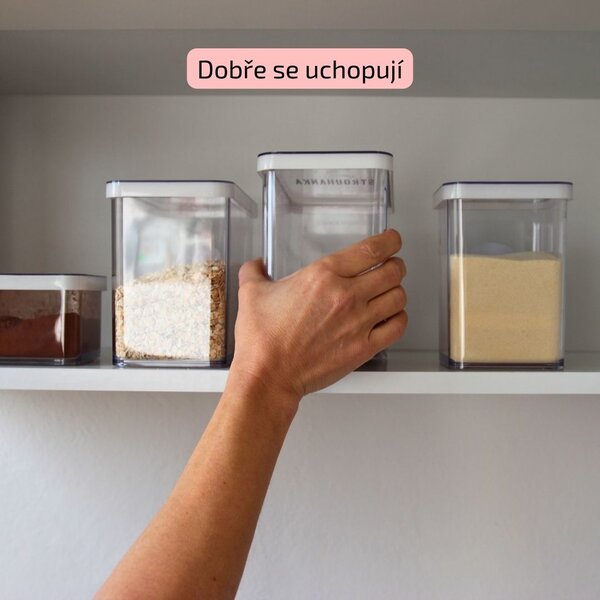 Dóza na potraviny 2,3l Rotho Loft - EXTRA, bílá